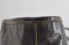Authentic FENDI Vintage Zucca Shoulder Tote Bag PVC Enamel Brown 0914I