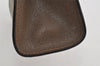 Authentic GUCCI Web Sherry Line Clutch Hand Bag Purse GG PVC Leather Brown 0915I