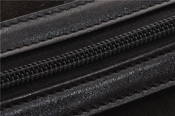 Authentic GUCCI Bamboo Vintage Hand Bag Purse Suede Leather 0021084 Brown 0916G