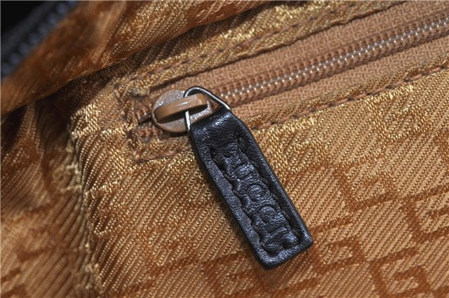 Authentic GUCCI Bamboo Vintage Hand Bag Purse Suede Leather 0021084 Brown 0916G