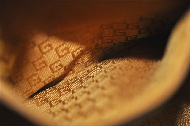 Authentic GUCCI Bamboo Vintage Hand Bag Purse Suede Leather 0021084 Brown 0916G