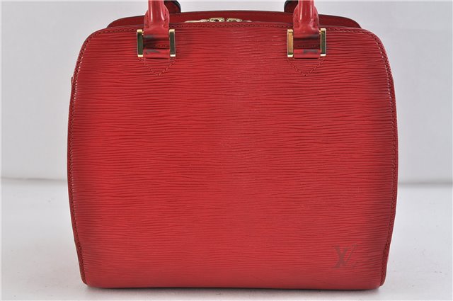 Authentic Louis Vuitton Epi Pont Neuf Hand Bag Red M52057 LV 0918D