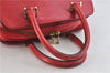 Authentic Louis Vuitton Epi Pont Neuf Hand Bag Red M52057 LV 0918D