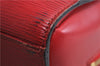 Authentic Louis Vuitton Epi Pont Neuf Hand Bag Red M52057 LV 0918D