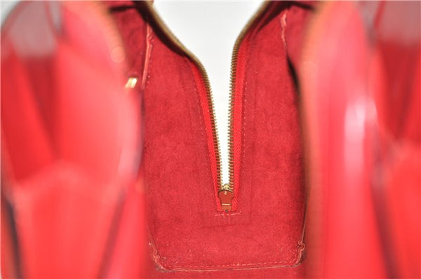 Authentic Louis Vuitton Epi Pont Neuf Hand Bag Red M52057 LV 0918D