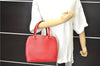 Authentic Louis Vuitton Epi Pont Neuf Hand Bag Red M52057 LV 0918D