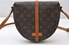 Authentic Louis Vuitton Monogram Chantilly MM Shoulder Cross Bag M51233 LV 0918G