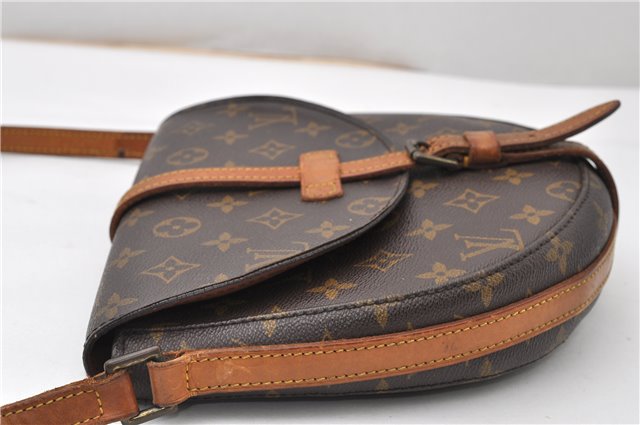Authentic Louis Vuitton Monogram Chantilly MM Shoulder Cross Bag M51233 LV 0918G