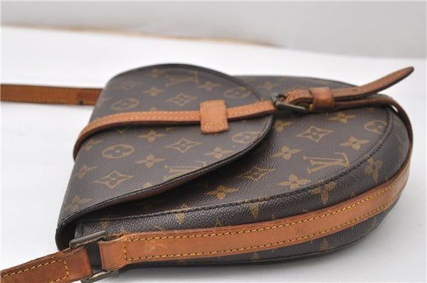 Authentic Louis Vuitton Monogram Chantilly MM Shoulder Cross Bag M51233 LV 0918G