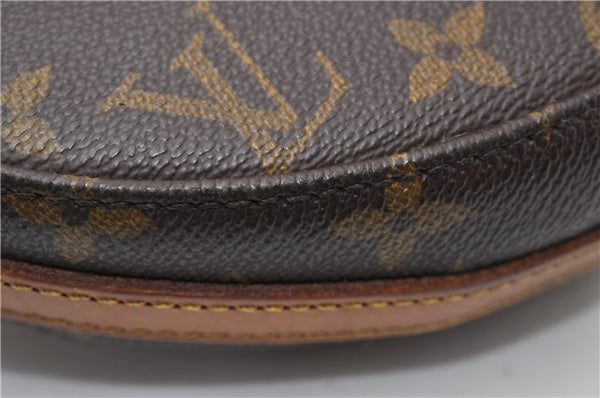 Authentic Louis Vuitton Monogram Chantilly MM Shoulder Cross Bag M51233 LV 0918G