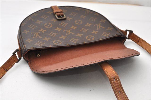 Authentic Louis Vuitton Monogram Chantilly MM Shoulder Cross Bag M51233 LV 0918G