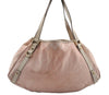 Authentic GUCCI Abbey Shoulder Tote Bag GG Canvas Leather 130736 Pink 0918I