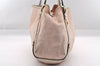 Authentic GUCCI Abbey Shoulder Tote Bag GG Canvas Leather 130736 Pink 0918I