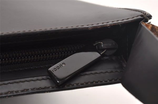 Authentic GUCCI Vintage Shoulder Tote Bag Purse Leather 0013066 Brown 0919I