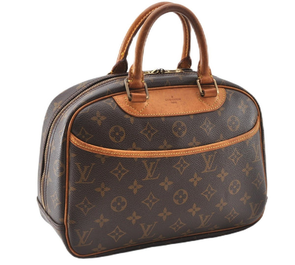 Authentic Louis Vuitton Monogram Trouville Hand Bag Purse M42228 LV 0920G