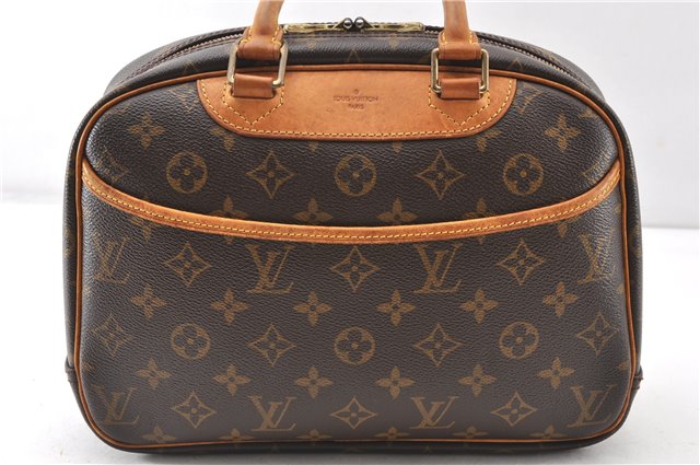 Authentic Louis Vuitton Monogram Trouville Hand Bag Purse M42228 LV 0920G