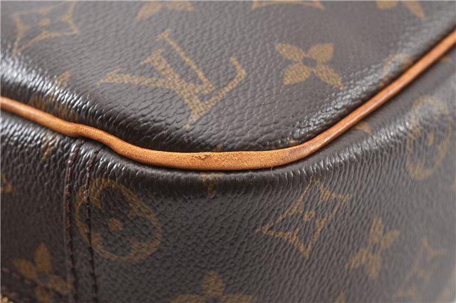 Authentic Louis Vuitton Monogram Trouville Hand Bag Purse M42228 LV 0920G