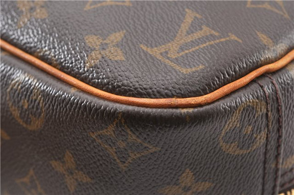 Authentic Louis Vuitton Monogram Trouville Hand Bag Purse M42228 LV 0920G