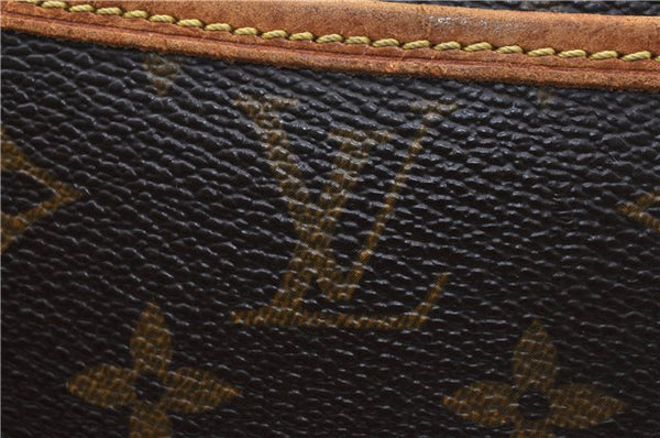 Authentic Louis Vuitton Monogram Trouville Hand Bag Purse M42228 LV 0920G