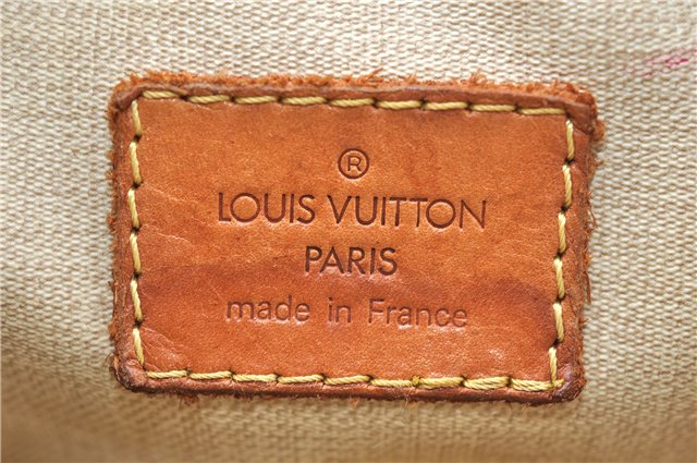 Authentic Louis Vuitton Monogram Trouville Hand Bag Purse M42228 LV 0920G