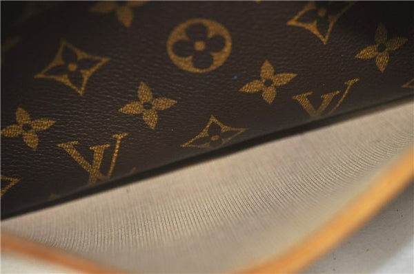 Authentic Louis Vuitton Monogram Trouville Hand Bag Purse M42228 LV 0920G