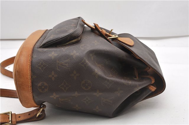 Authentic Louis Vuitton Monogram Montsouris MM Backpack M51136 LV 0921G