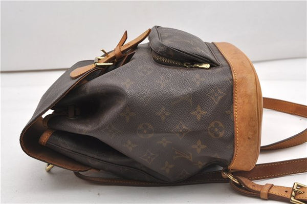 Authentic Louis Vuitton Monogram Montsouris MM Backpack M51136 LV 0921G