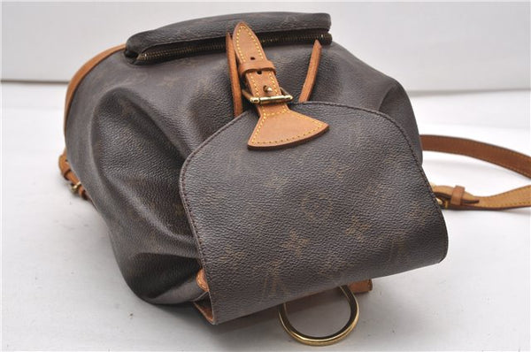 Authentic Louis Vuitton Monogram Montsouris MM Backpack M51136 LV 0921G