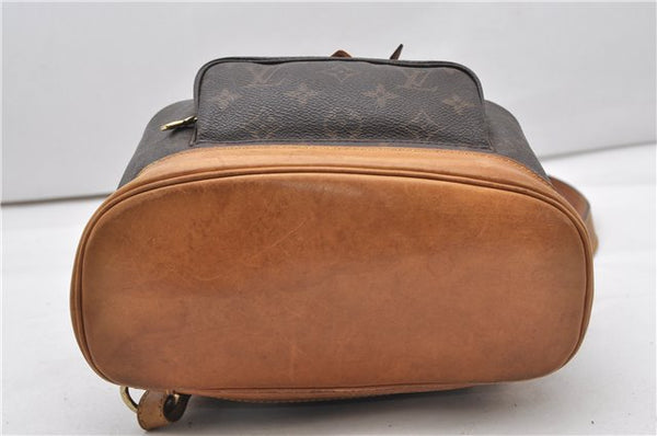 Authentic Louis Vuitton Monogram Montsouris MM Backpack M51136 LV 0921G