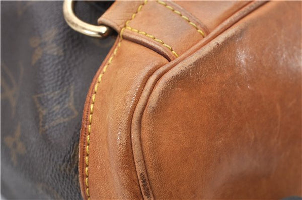 Authentic Louis Vuitton Monogram Montsouris MM Backpack M51136 LV 0921G