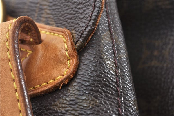 Authentic Louis Vuitton Monogram Montsouris MM Backpack M51136 LV 0921G