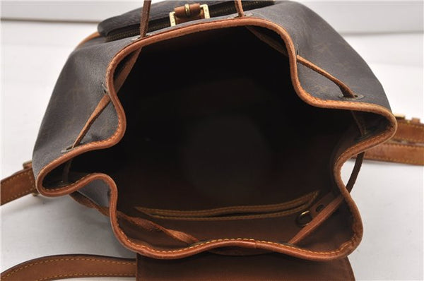 Authentic Louis Vuitton Monogram Montsouris MM Backpack M51136 LV 0921G