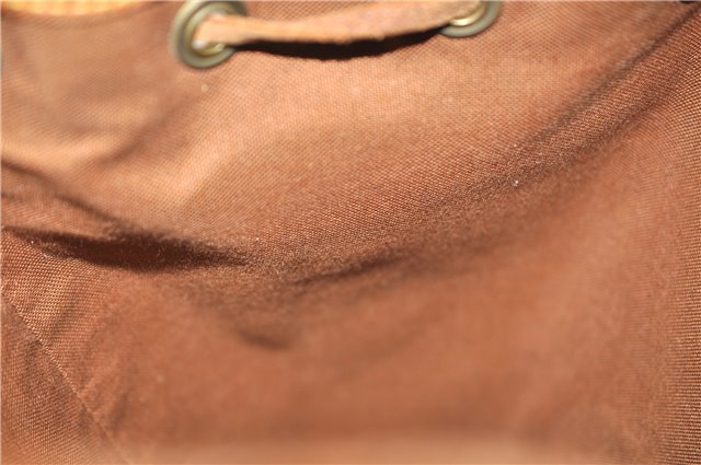 Authentic Louis Vuitton Monogram Montsouris MM Backpack M51136 LV 0921G