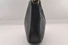 Authentic GUCCI Vintage Bamboo Shoulder Hand Bag Purse Leather Black 0921I