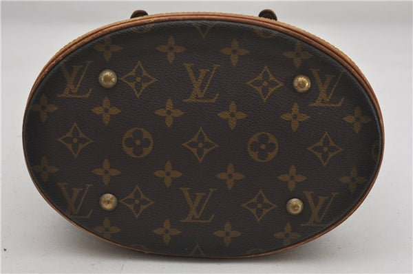 Authentic Louis Vuitton Monogram Bucket PM Tote Bag Old Model Junk 0922G