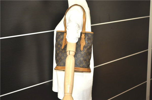 Authentic Louis Vuitton Monogram Bucket PM Tote Bag Old Model Junk 0922G