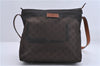 Authentic GUCCI Shoulder Cross Body Bag GG Nylon Leather 314529 Brown 0923D