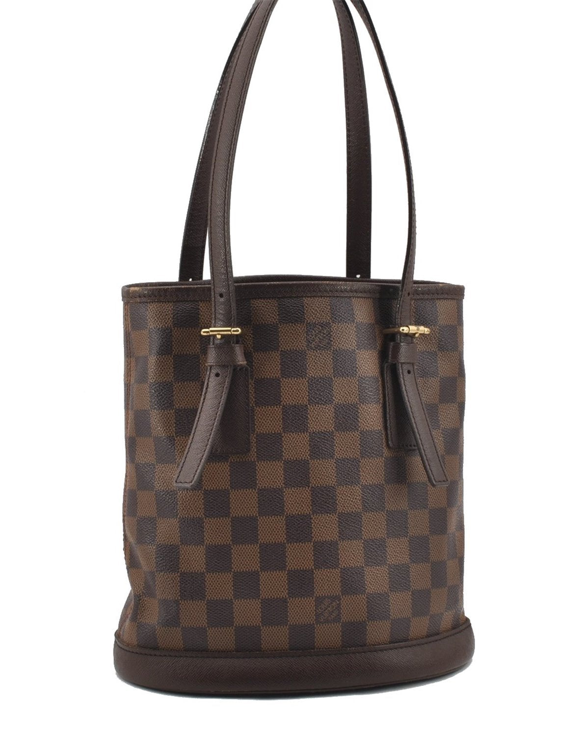 Authentic Louis Vuitton Damier Marais Bucket Shoulder Tote Bag N42240 LV 0923G