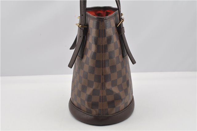 Authentic Louis Vuitton Damier Marais Bucket Shoulder Tote Bag N42240 LV 0923G