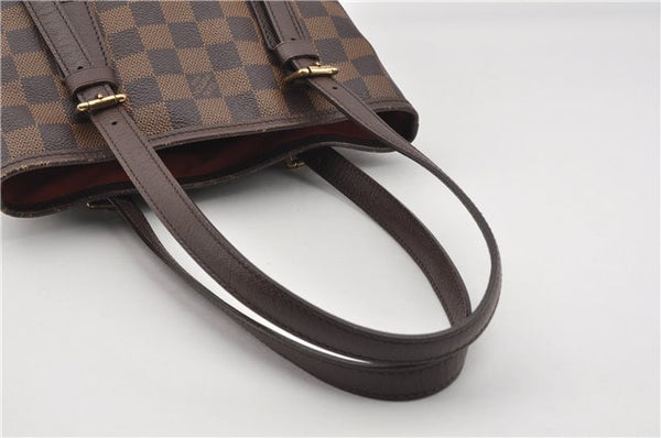 Authentic Louis Vuitton Damier Marais Bucket Shoulder Tote Bag N42240 LV 0923G