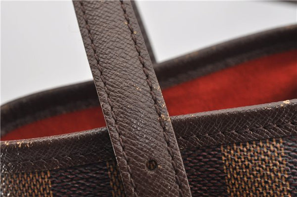 Authentic Louis Vuitton Damier Marais Bucket Shoulder Tote Bag N42240 LV 0923G