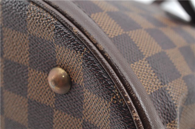 Authentic Louis Vuitton Damier Marais Bucket Shoulder Tote Bag N42240 LV 0923G