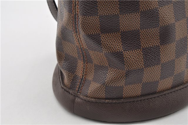 Authentic Louis Vuitton Damier Marais Bucket Shoulder Tote Bag N42240 LV 0923G