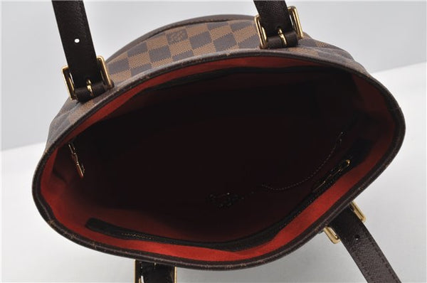 Authentic Louis Vuitton Damier Marais Bucket Shoulder Tote Bag N42240 LV 0923G