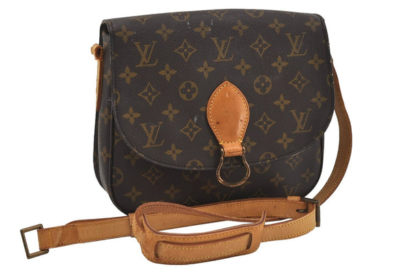 Authentic Louis Vuitton Monogram Saint Cloud GM M51242 Shoulder Bag Junk 0925I