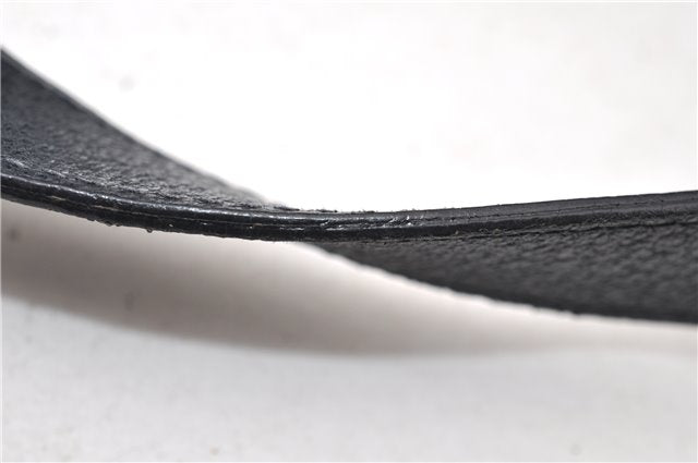 Authentic GUCCI Vintage Shoulder Hand Bag Purse GG PVC Leather Navy Blue 0928G