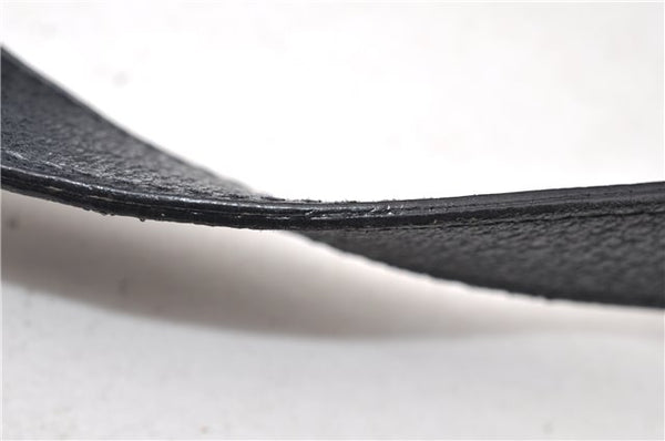 Authentic GUCCI Vintage Shoulder Hand Bag Purse GG PVC Leather Navy Blue 0928G