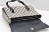 Authentic GUCCI Vintage Shoulder Hand Bag Purse GG PVC Leather Navy Blue 0928G