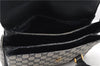 Authentic GUCCI Vintage Shoulder Hand Bag Purse GG PVC Leather Navy Blue 0928G