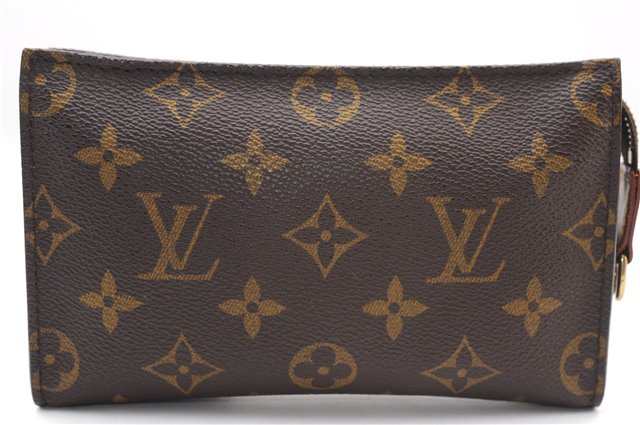 Authentic Louis Vuitton Monogram Pouch For Bucket PM LV 0929F